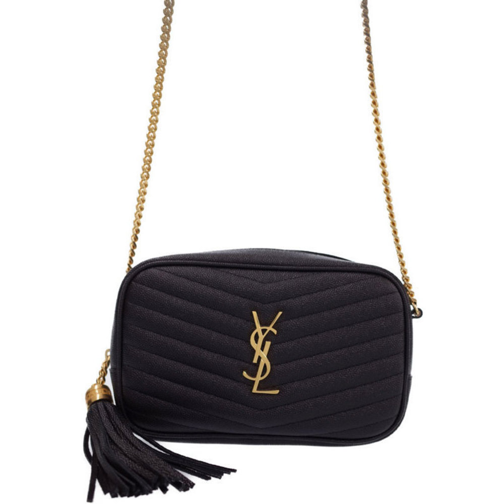 Saint Laurent Paris Lou Mini Bag Shoulder Bag Black
